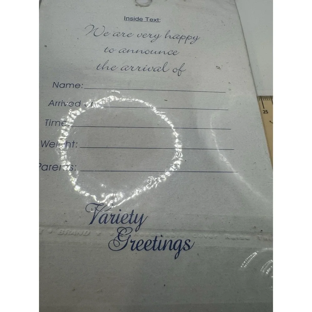 Lot Of 4‎ Packs Of NOS Baby Announcements And Thank You Cards Sealed
